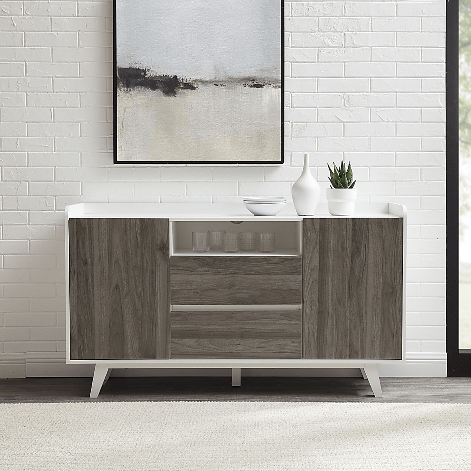 Ashprington Gray Sideboard - Image 6
