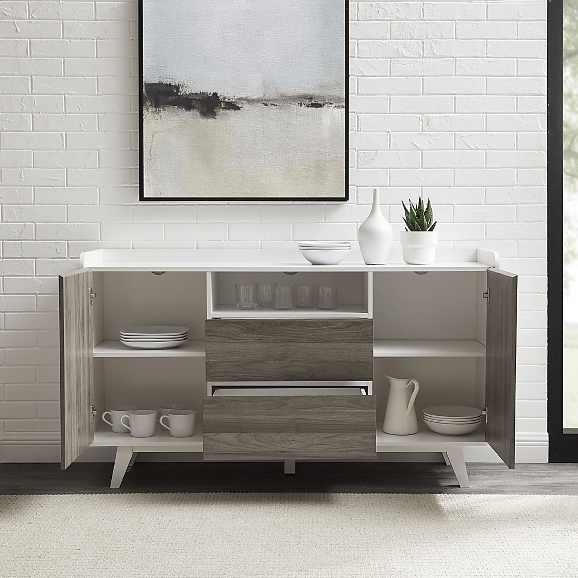 Ashprington Gray Sideboard - Image 7