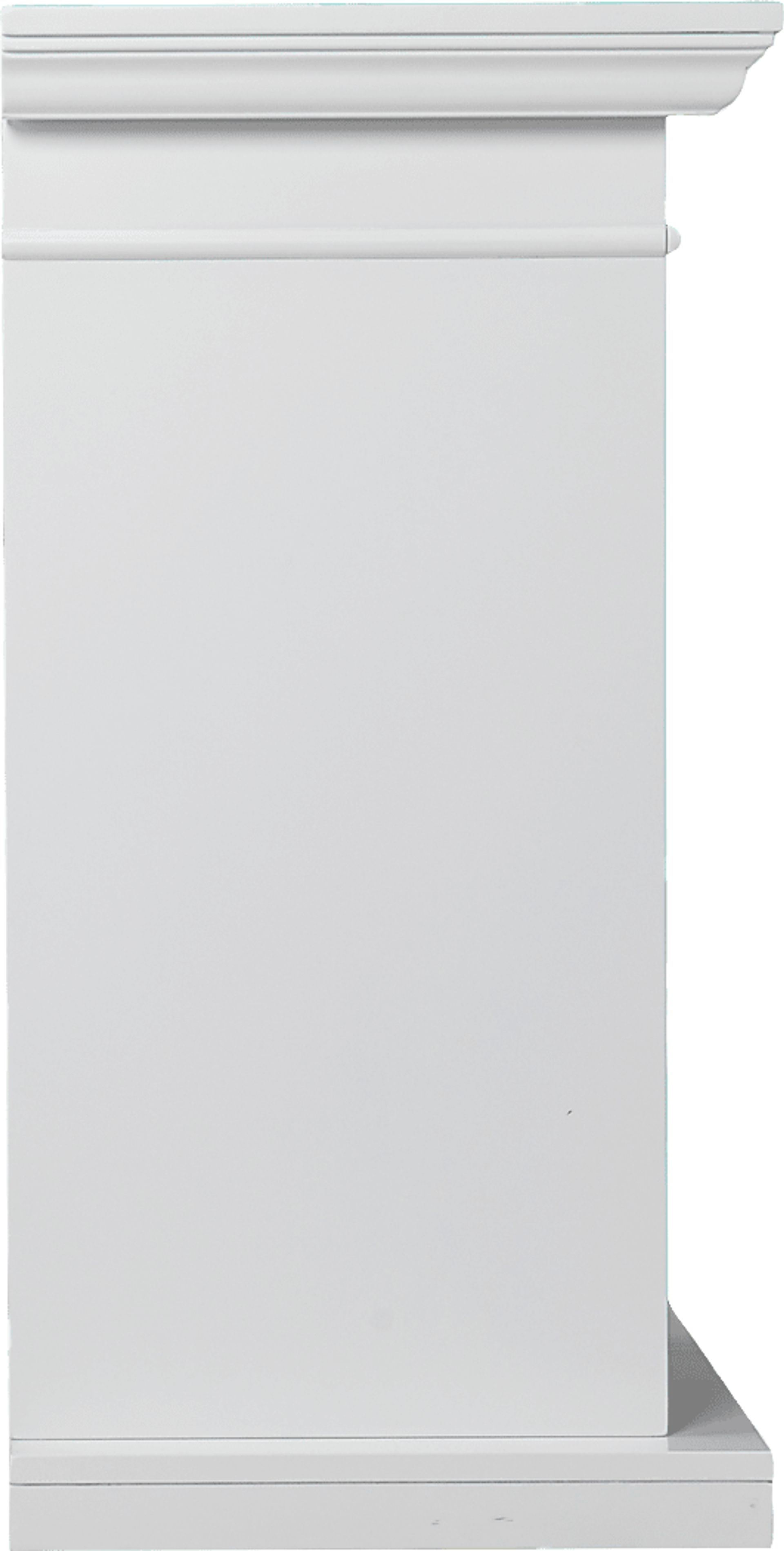 Ashprington I White 55 in. Console, With Color Changing Electric Fireplace - Image 5