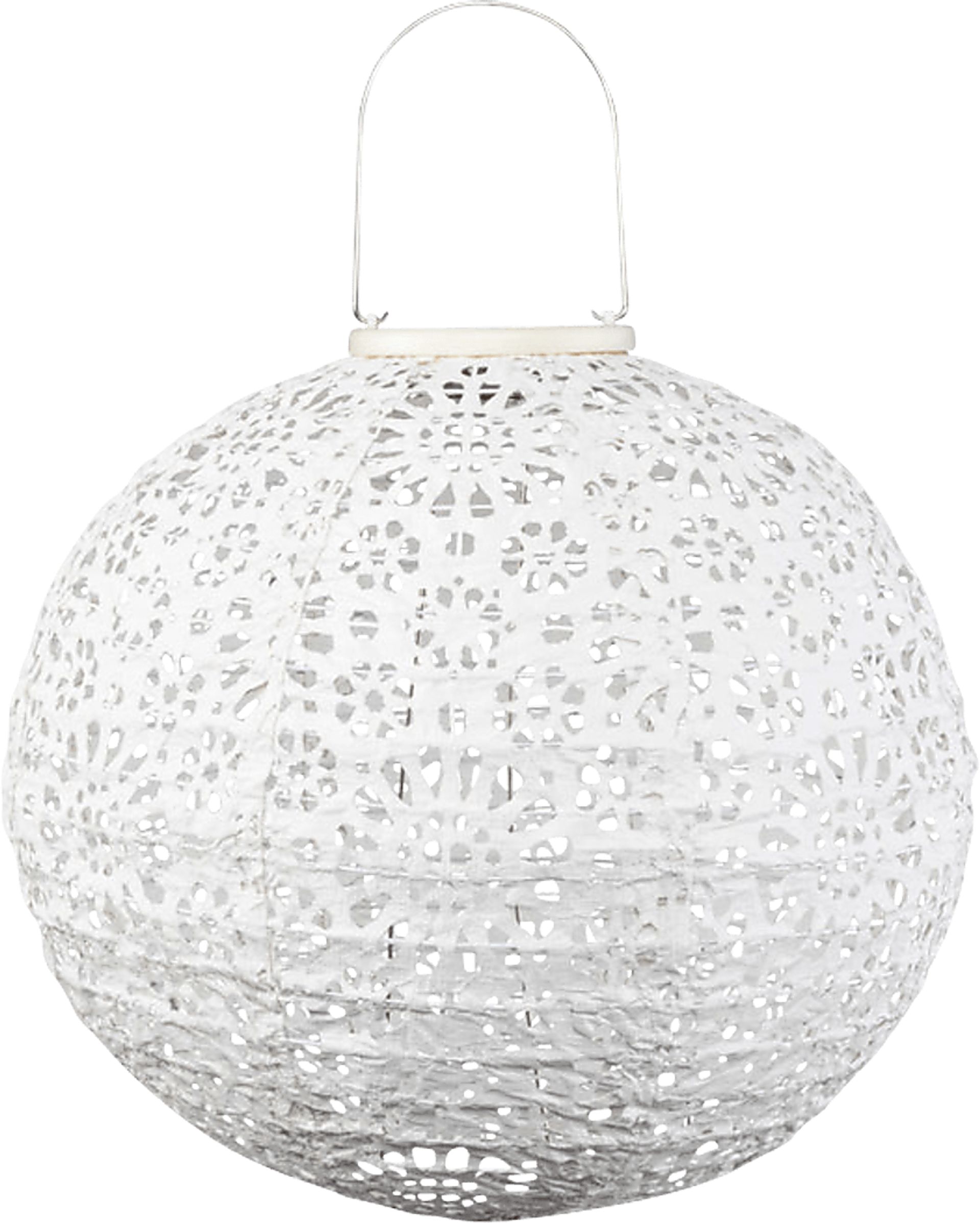 Ashry White Outdoor Lantern - Image 1
