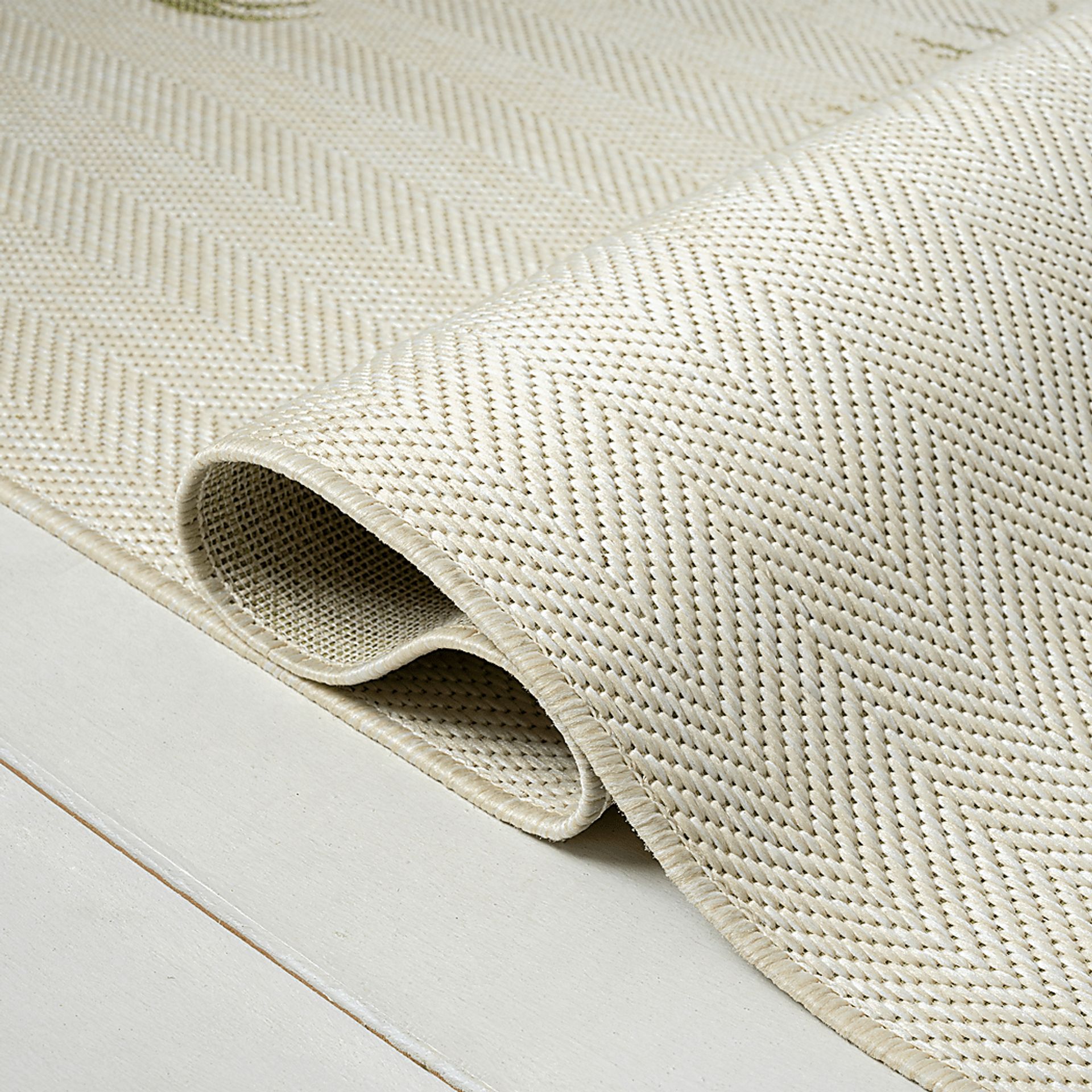 Ashsano Beige/Green 7'9 x 9'9 Indoor/Outdoor Rug - Image 5