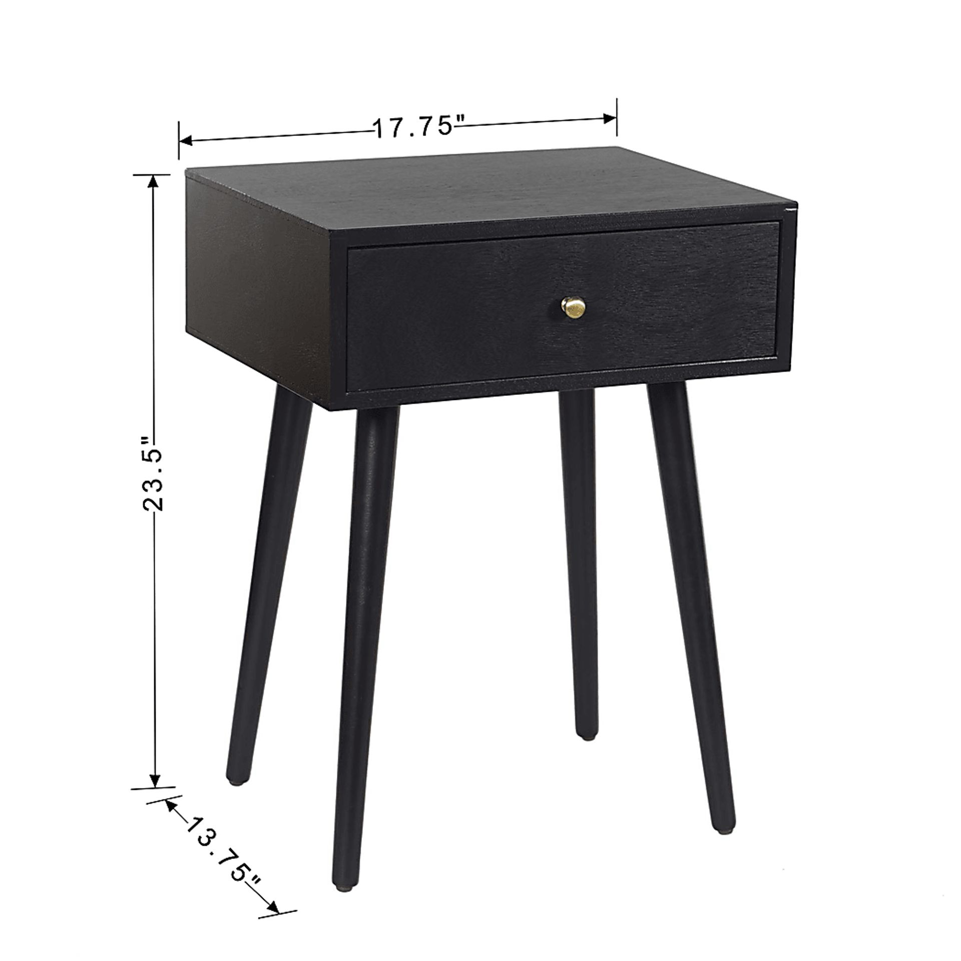 Aslam Black End Table - Image 3
