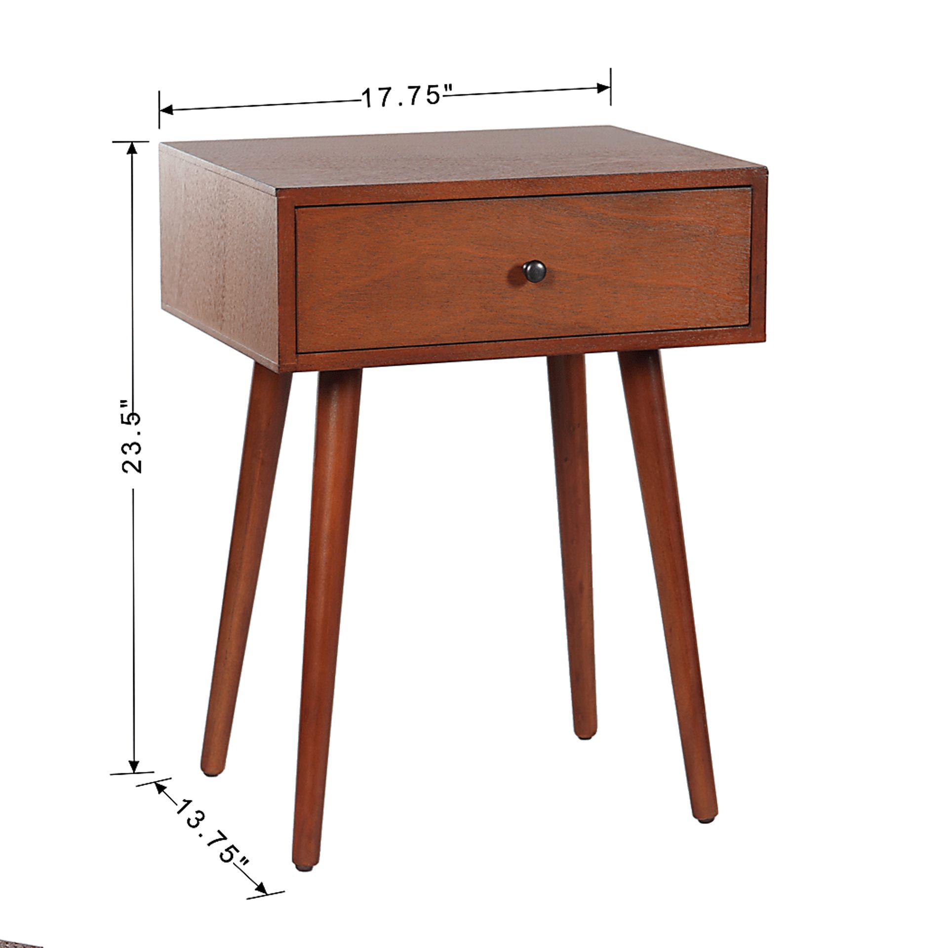 Aslam Brown End Table - Image 4