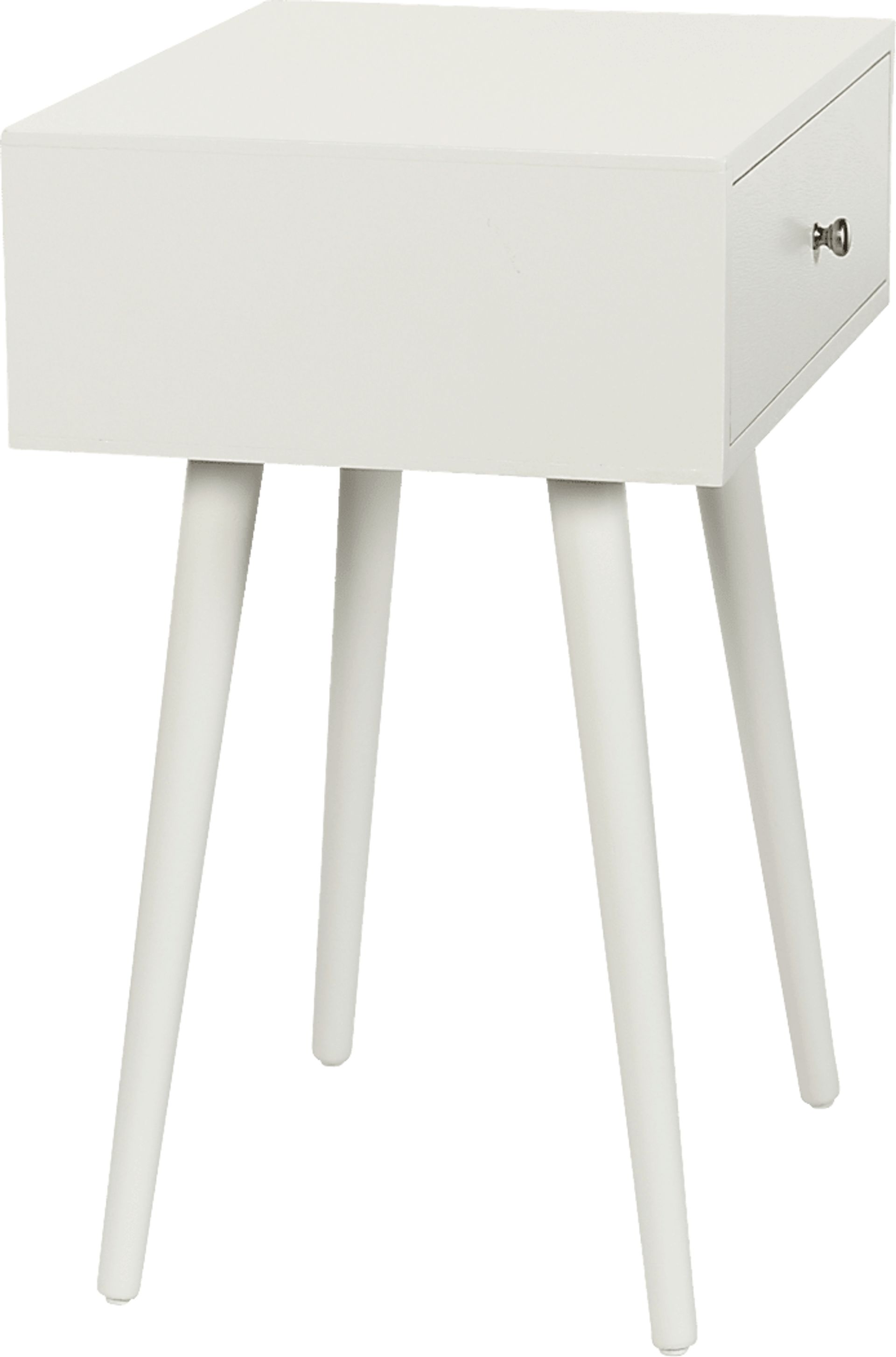 Aslam White End Table - Image 3
