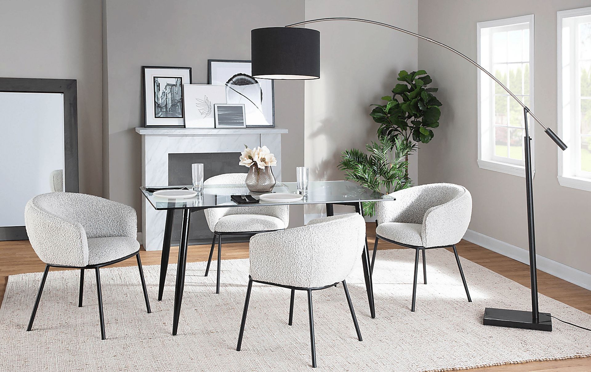 Aslande Gray Accent Chair - Image 8
