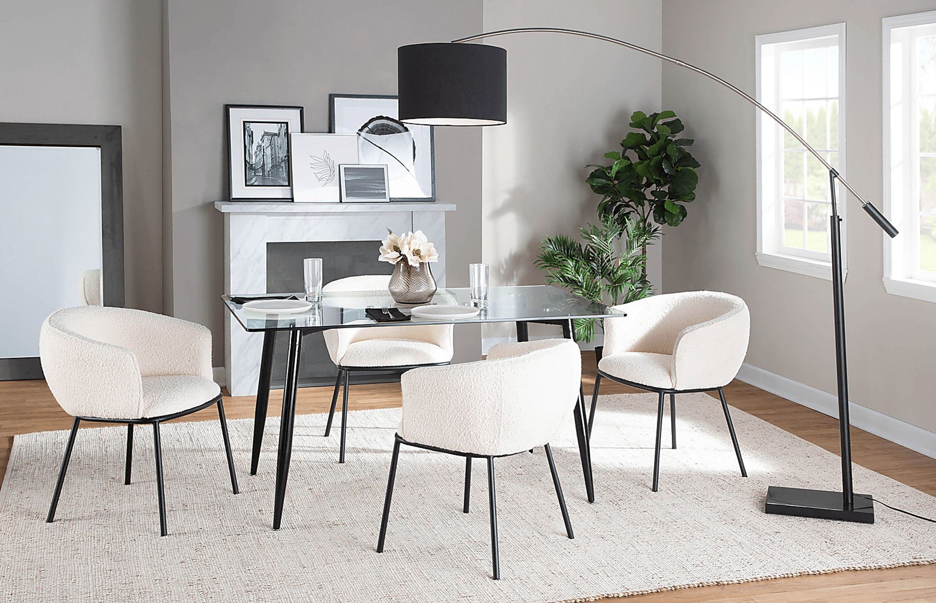 Aslande White Accent Chair - Image 8