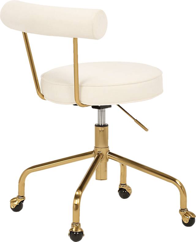 Asled Cream Office Chair - Thumbnail - Image 3