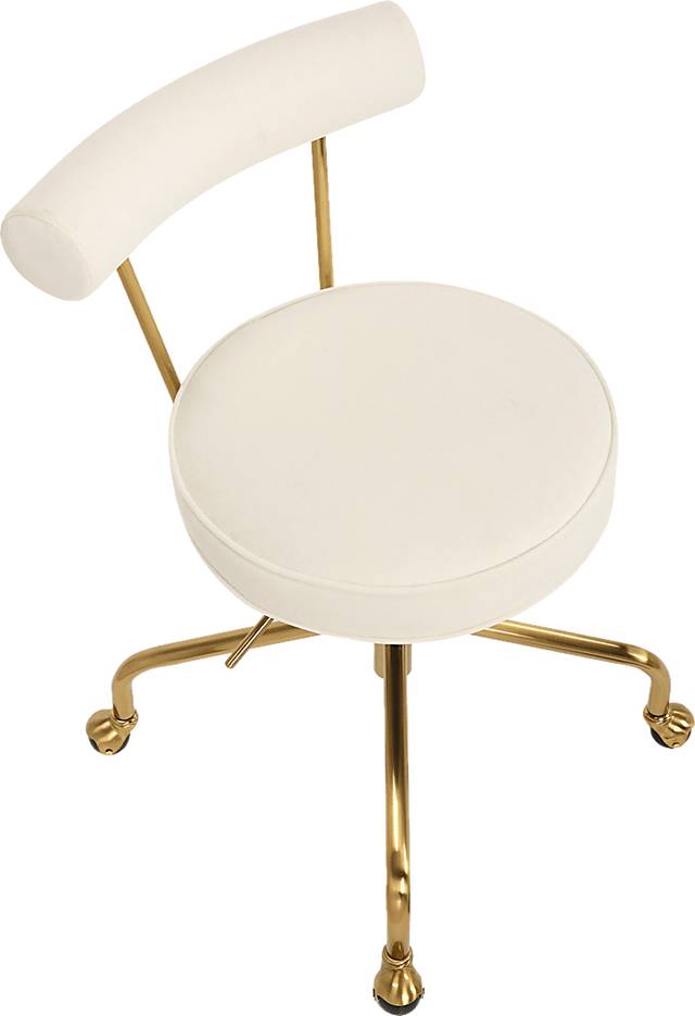 Asled Cream Office Chair - Thumbnail - Image 8