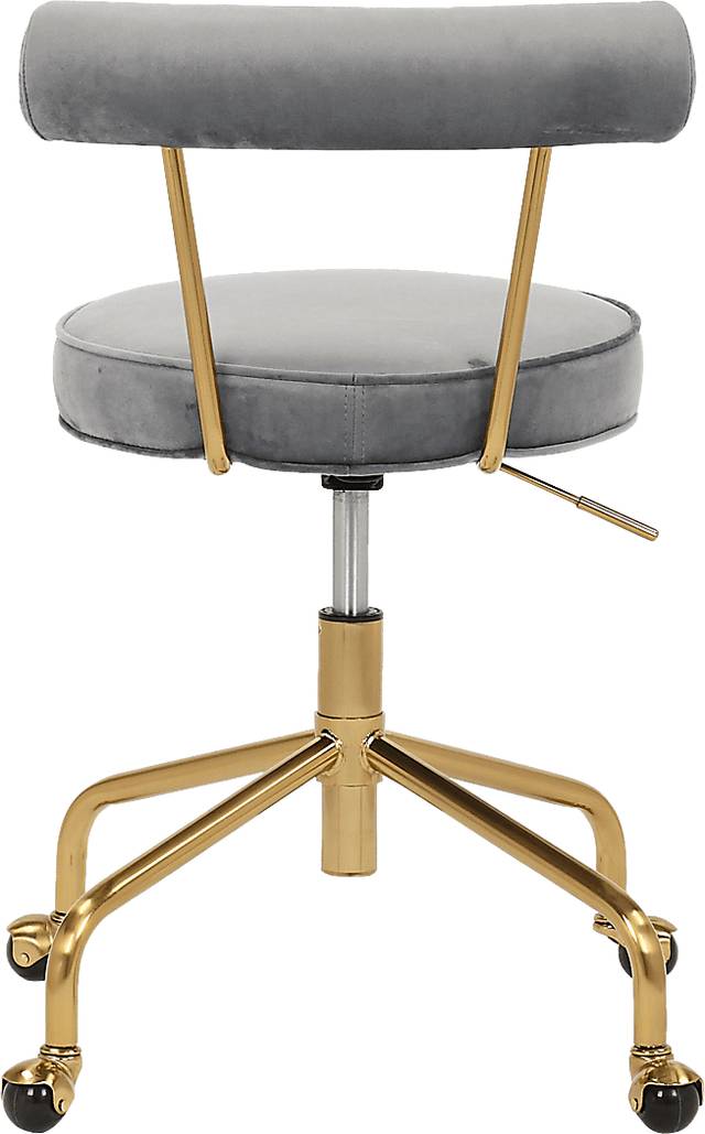 Asled Gray Office Chair - Thumbnail - Image 4