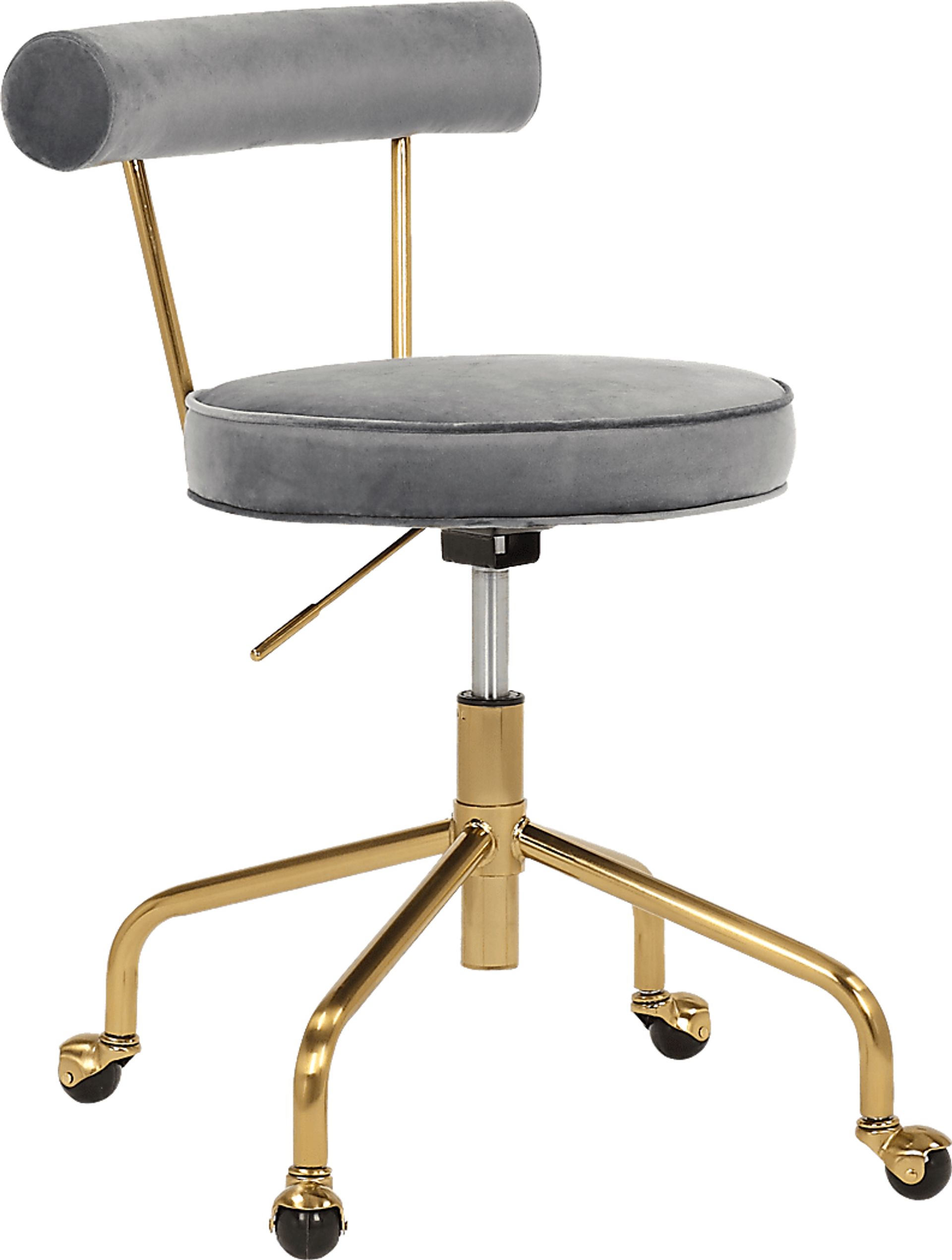 Asled Gray Office Chair - Image 1