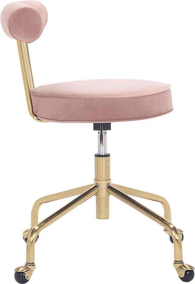 Asled Pink Office Chair - Thumbnail - Image 2