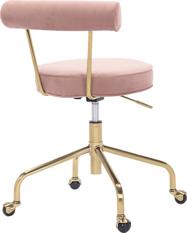Asled Pink Office Chair - Thumbnail - Image 3