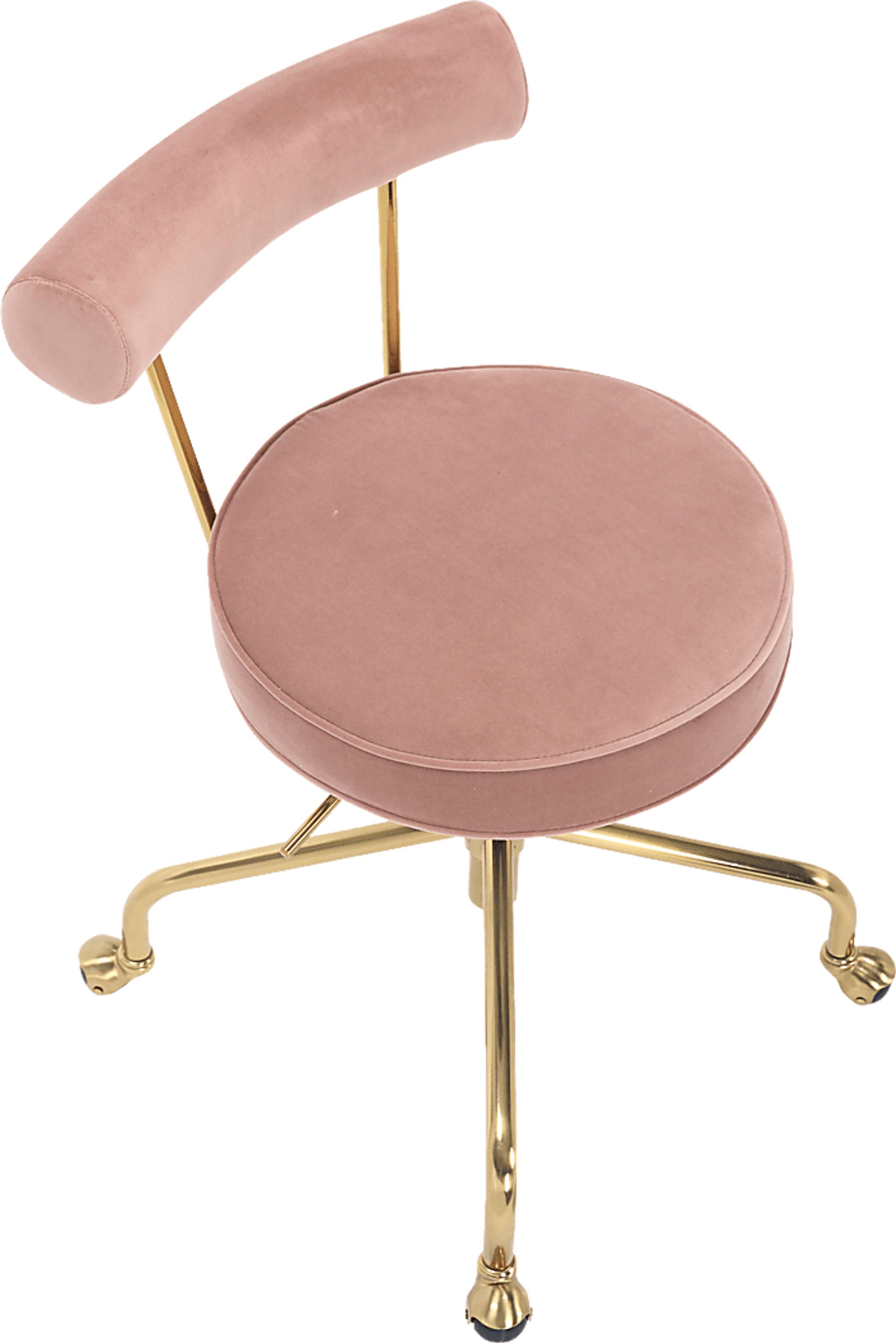 Asled Pink Office Chair - Image 4