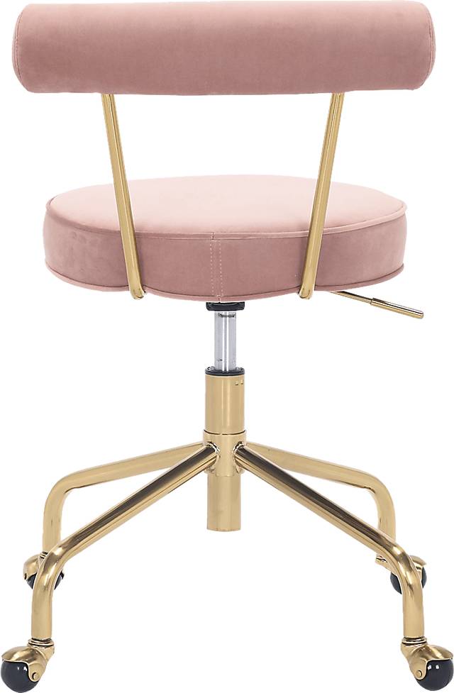 Asled Pink Office Chair - Thumbnail - Image 6