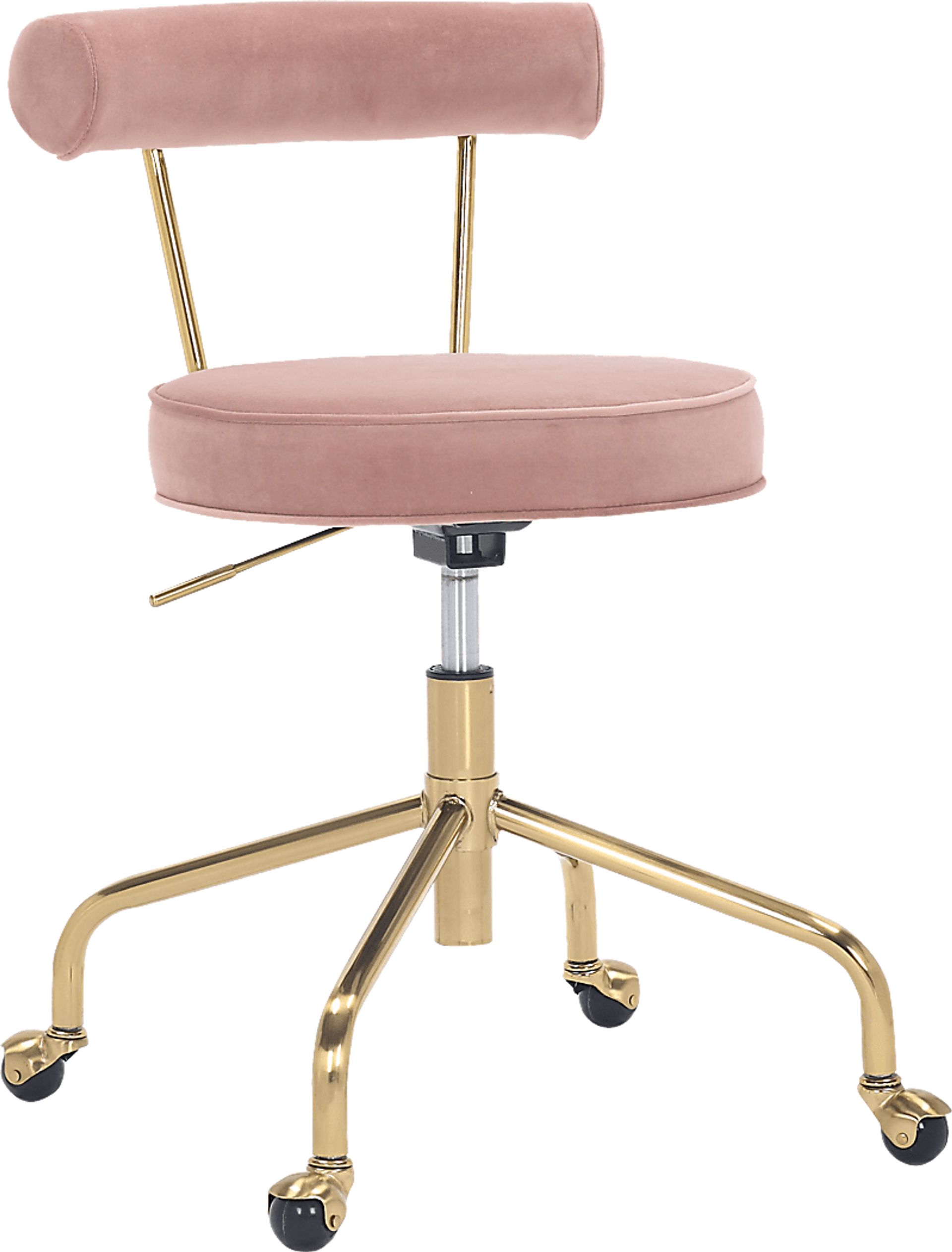 Asled Pink Office Chair - Image 1