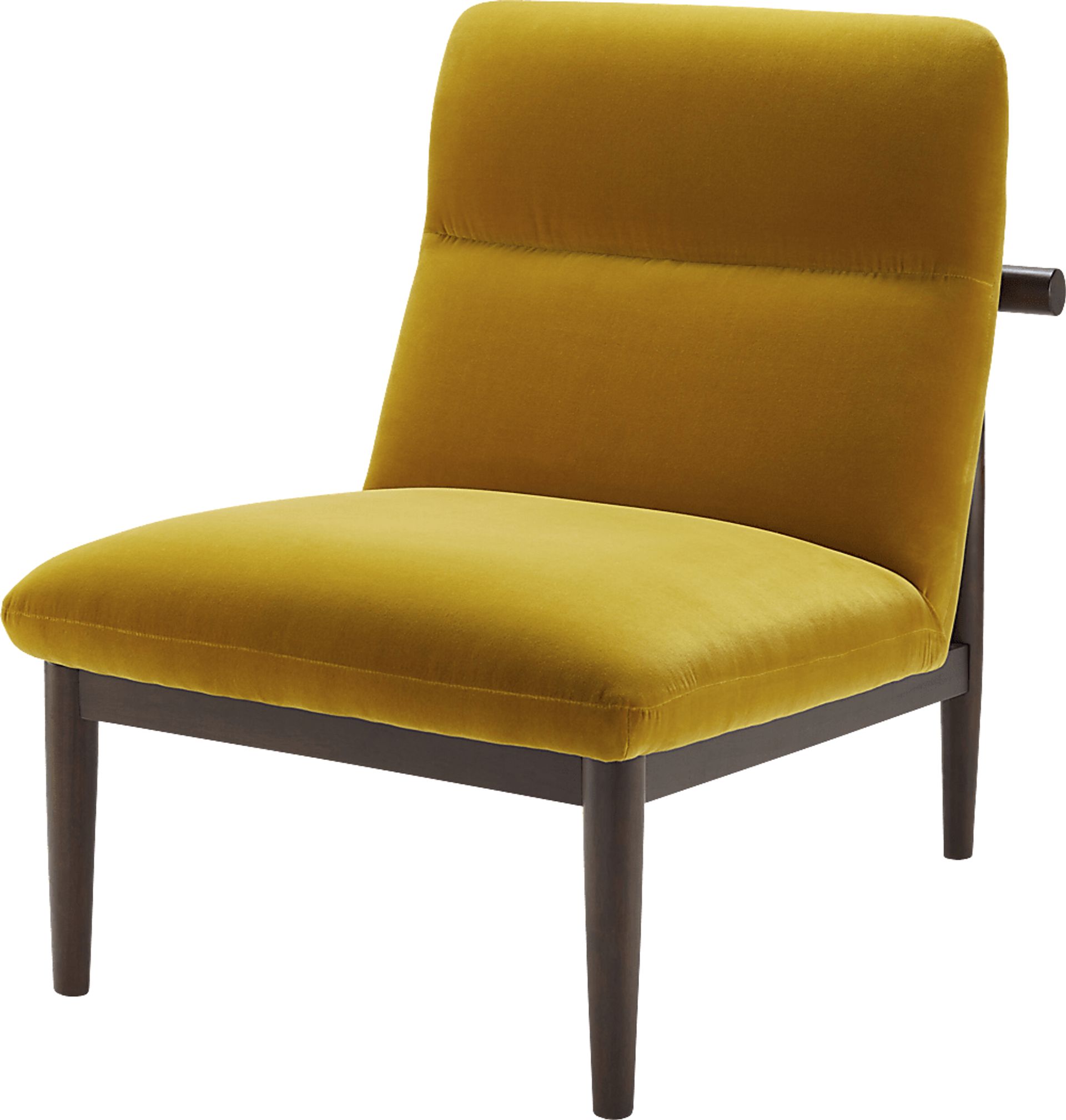 Asma Mustard Accent Chair - Image 1