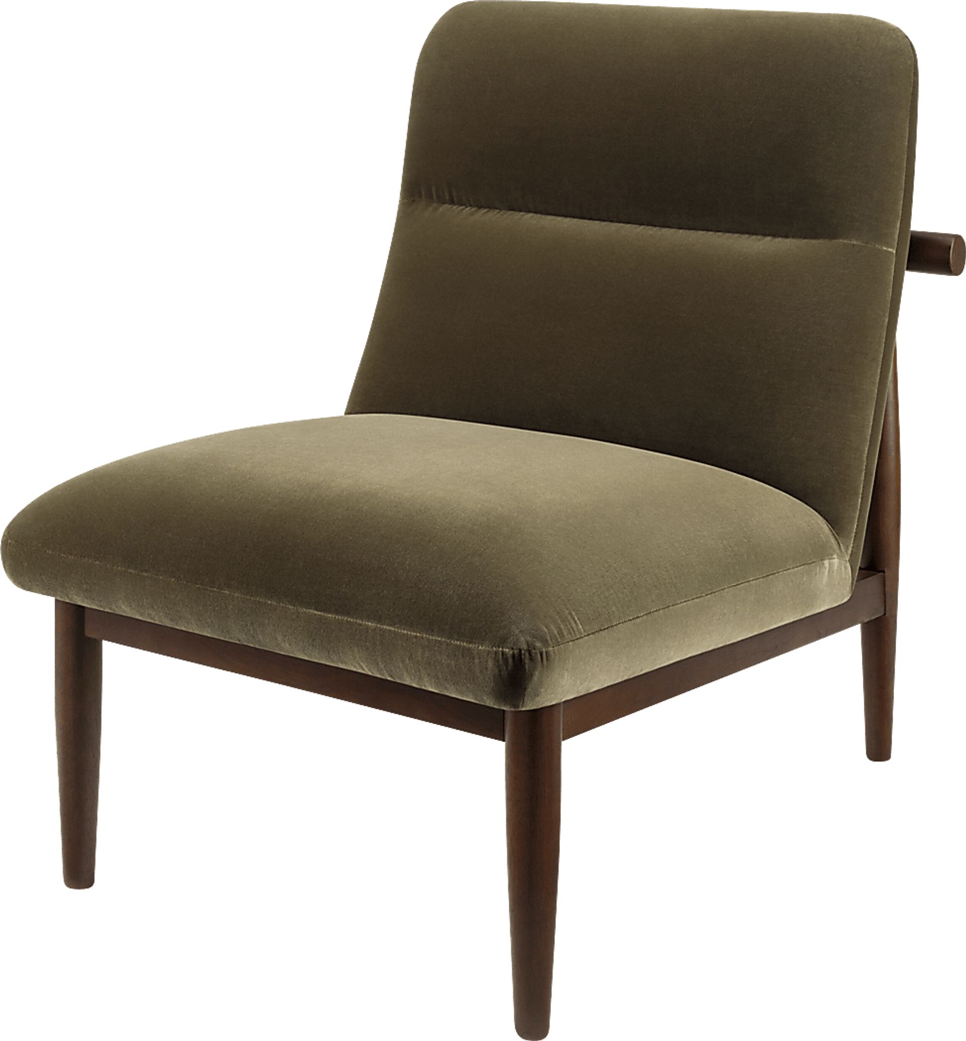 Asma Olive Accent Chair - Image 1