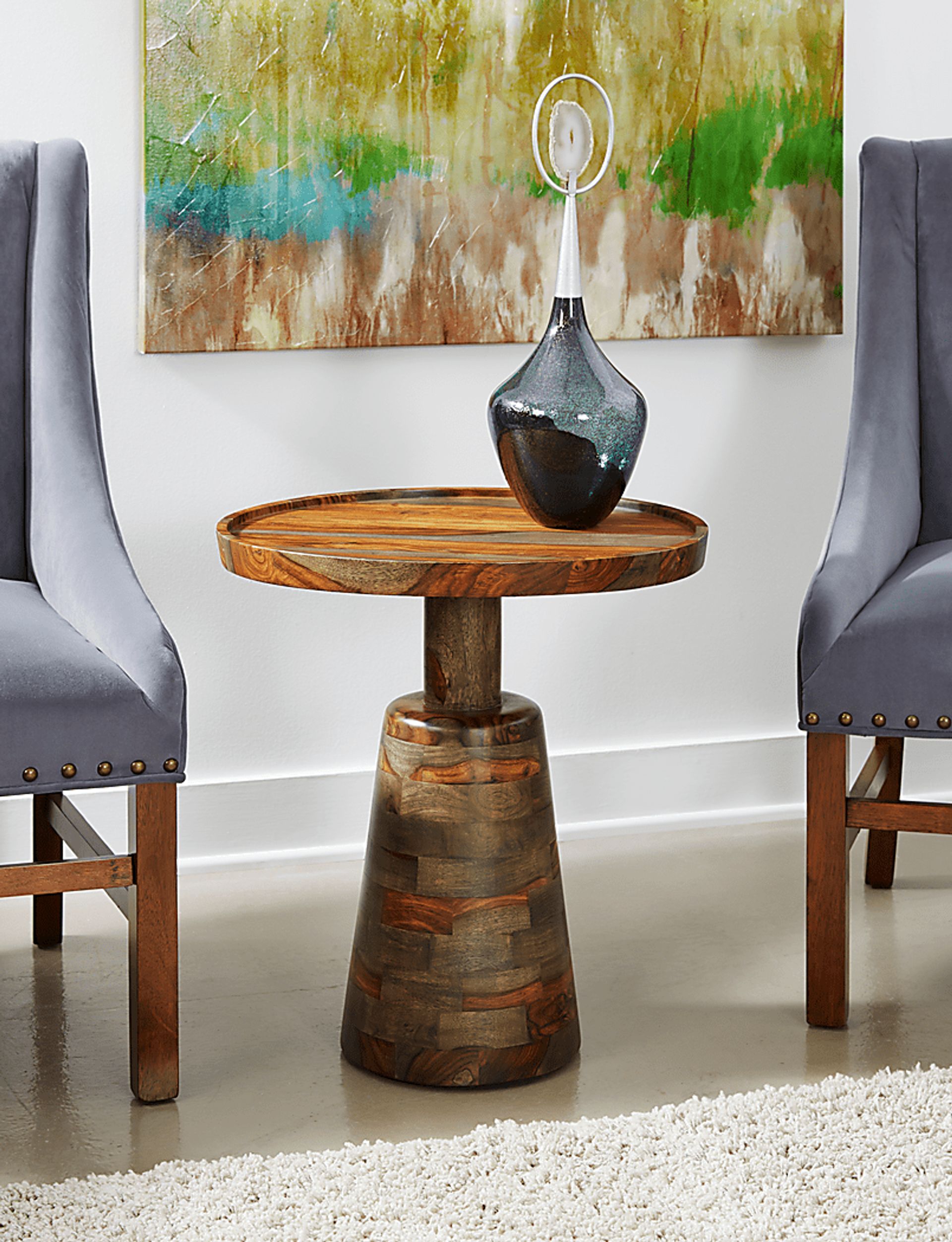 Asnero Brown Accent Table - Image 5