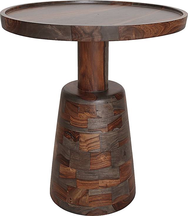 Asnero Brown Accent Table - Thumbnail - Image 1