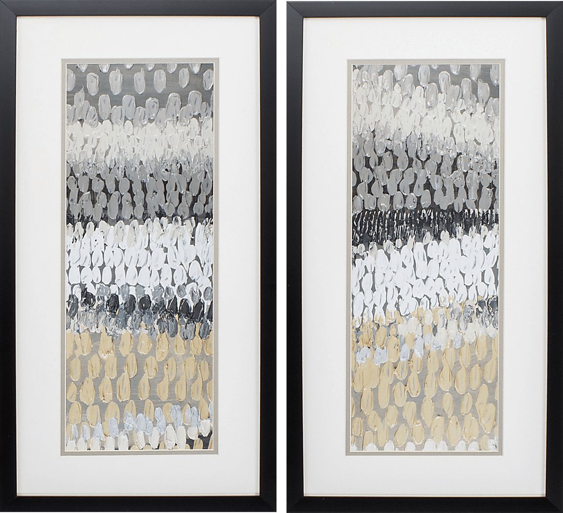 Asoleado Beige Artwork, Set of 2