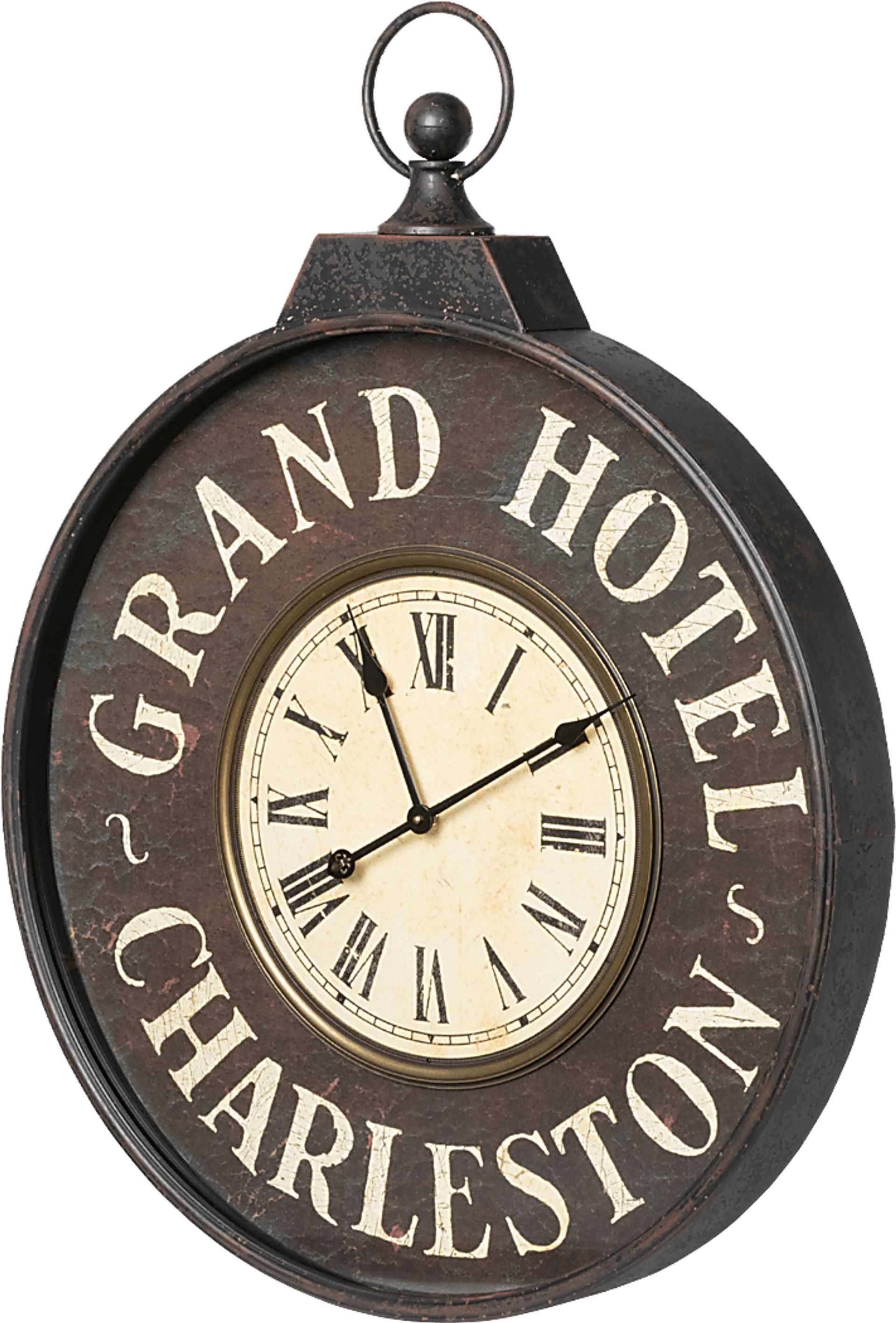 Asotin Black Wall Clock - Image 1