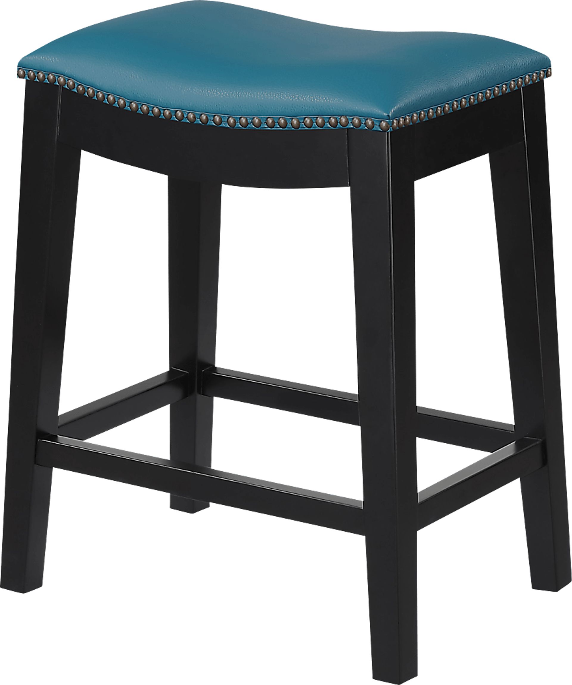 Aspasia Blue Counter Height Stool, Set of 2 - Image 3