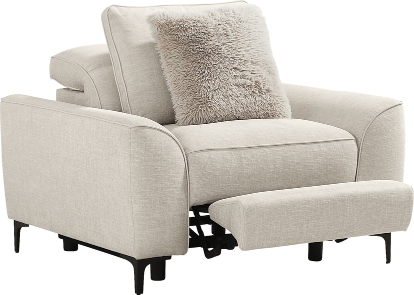 Aspen Sand Dual Power Recliner