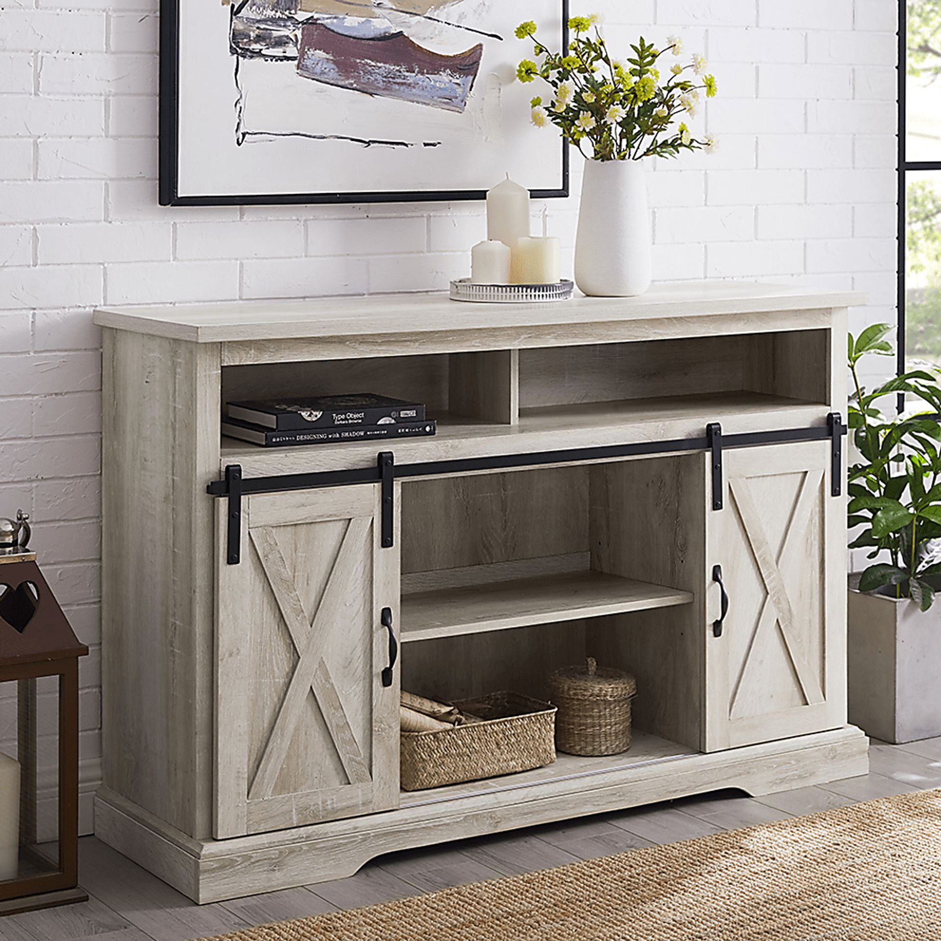 Aspermontville White 52 in. Console - Image 6
