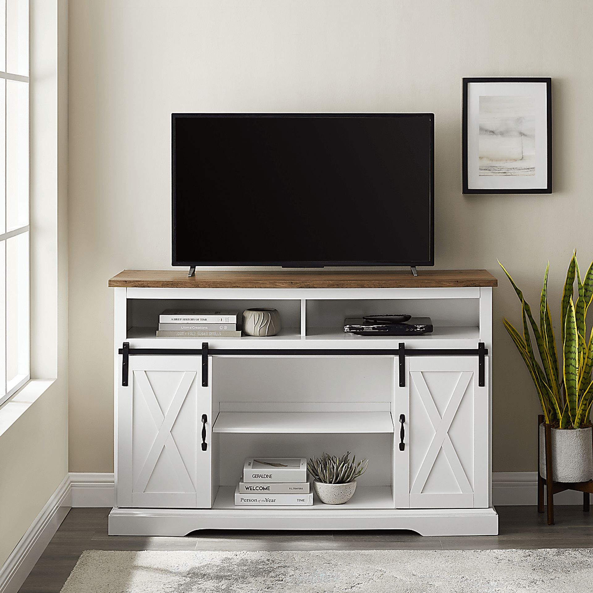 Aspermontville White 52 in. Console - Image 4