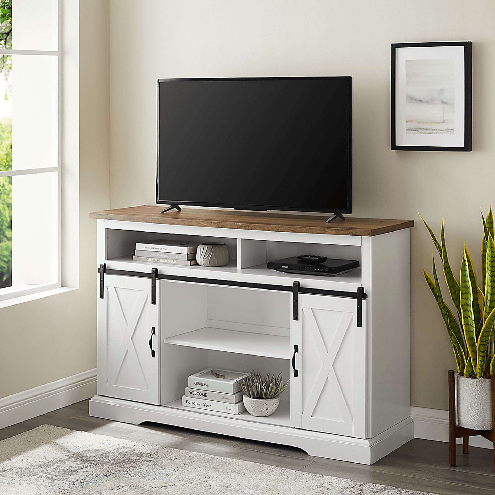 Aspermontville White 52 in. Console - Image 5