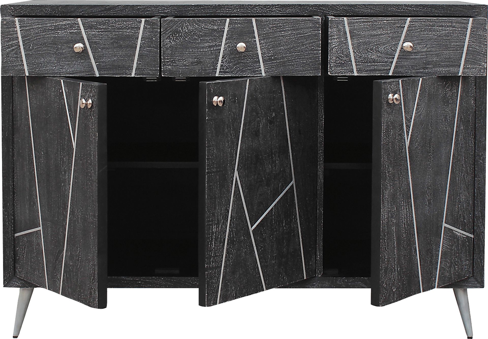 Asphite Gray Credenza - Image 3