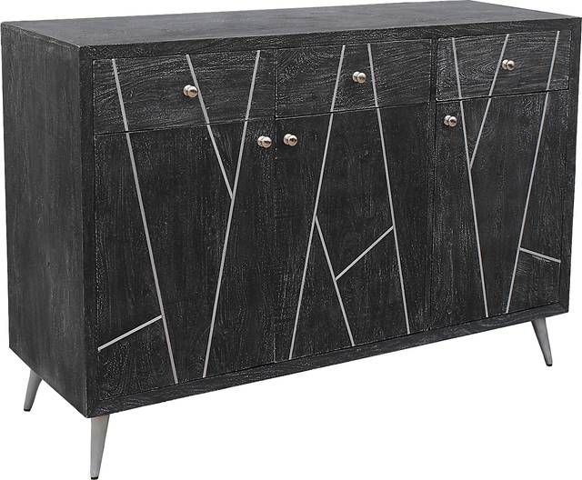 Asphite Gray Credenza - Thumbnail - Image 1