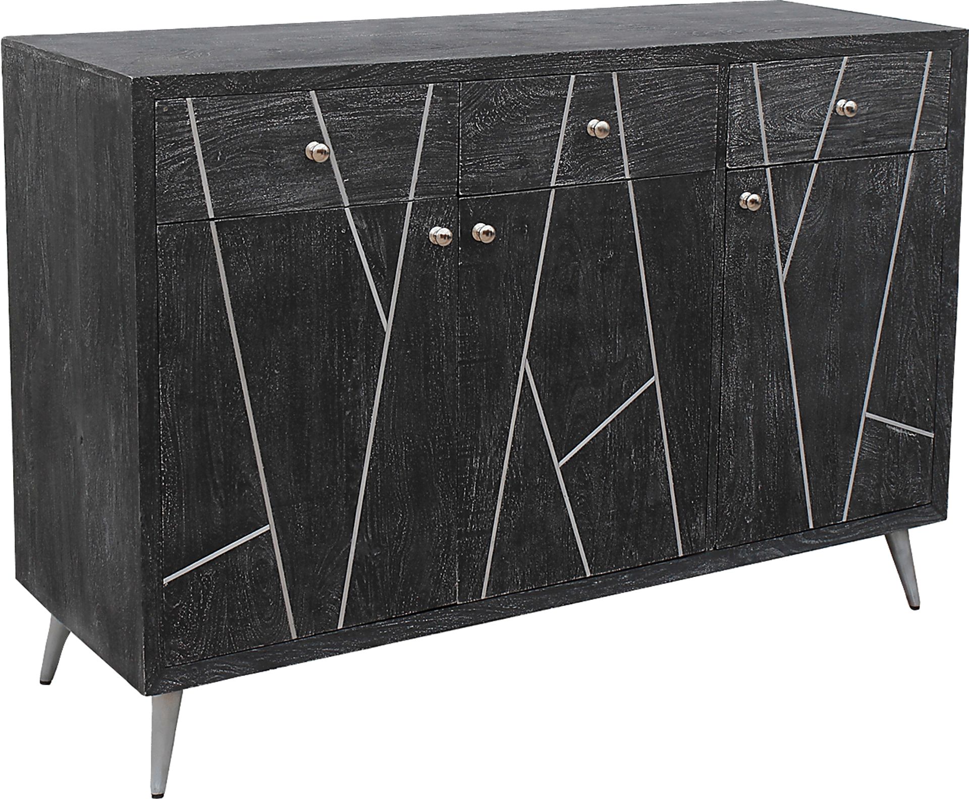 Asphite Gray Credenza - Image 1