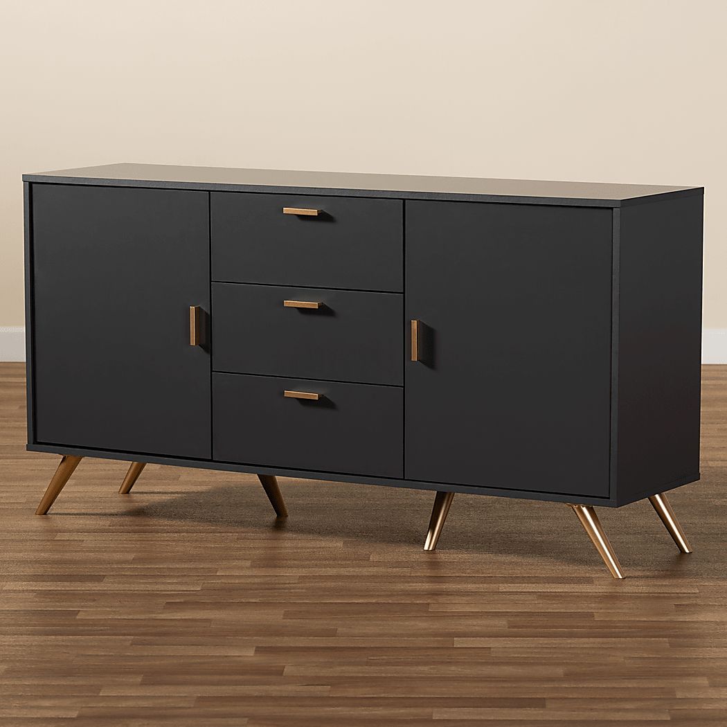 Aspinwall Dark Gray Sideboard