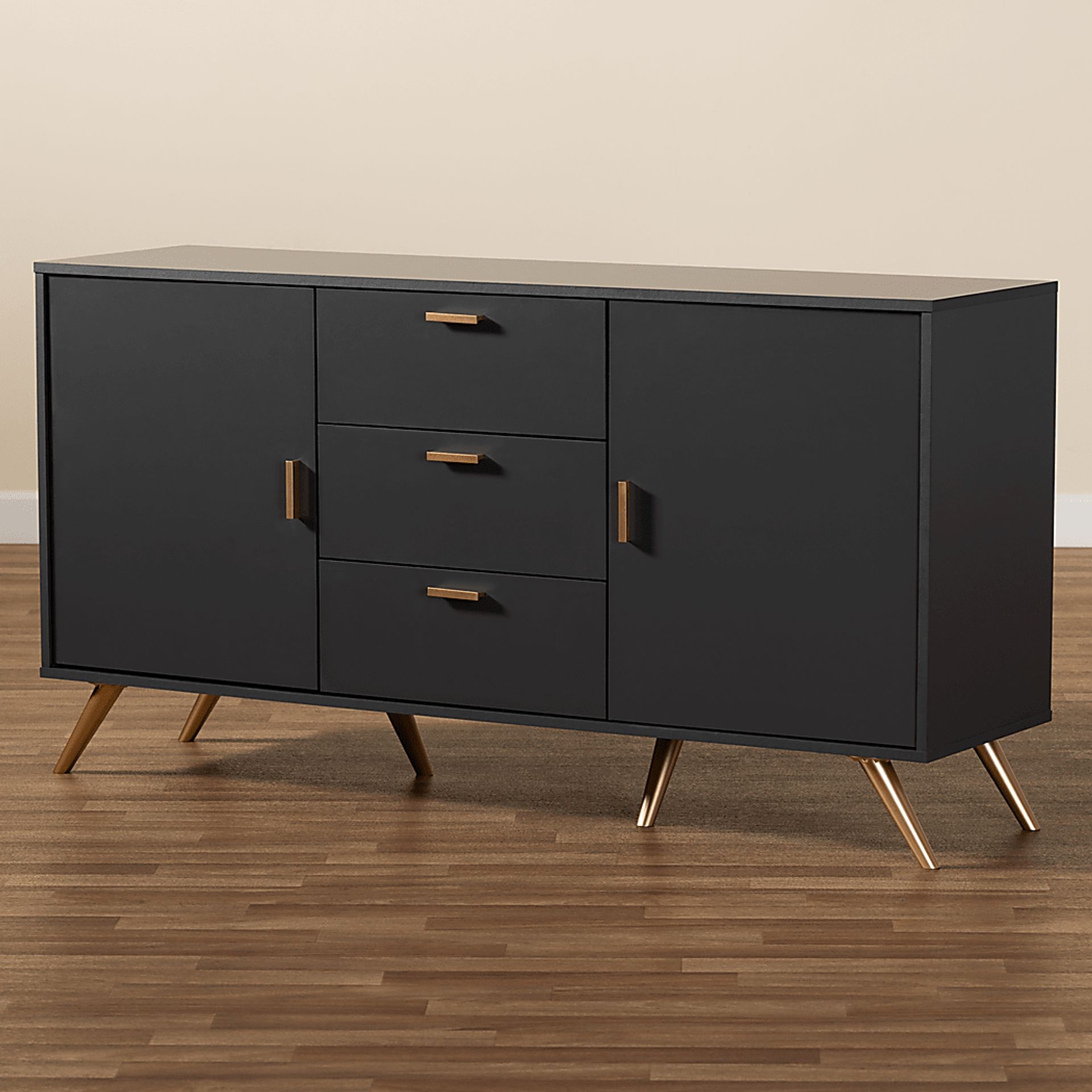 Aspinwall Dark Gray Sideboard - Image 8