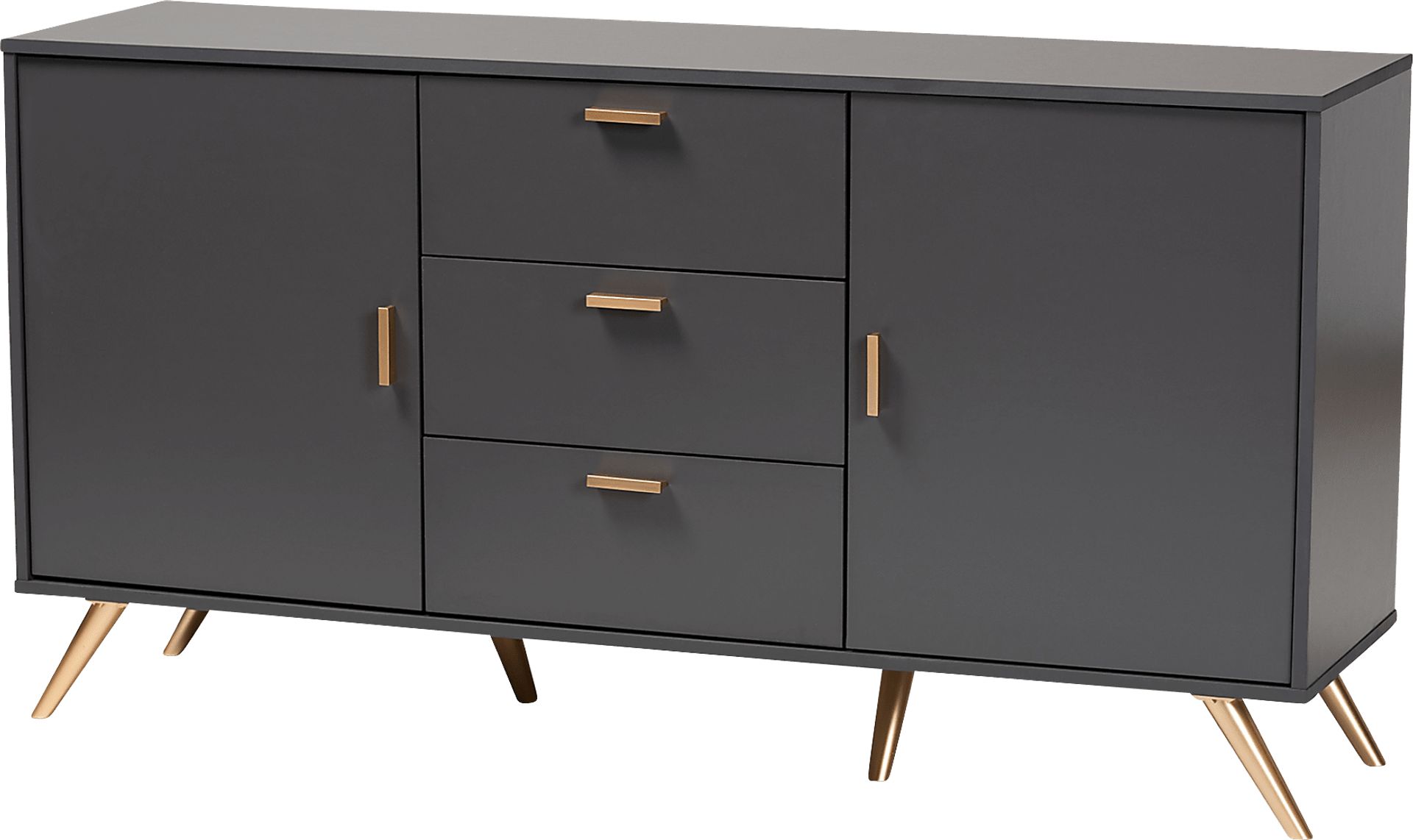 Aspinwall Dark Gray Sideboard - Image 1