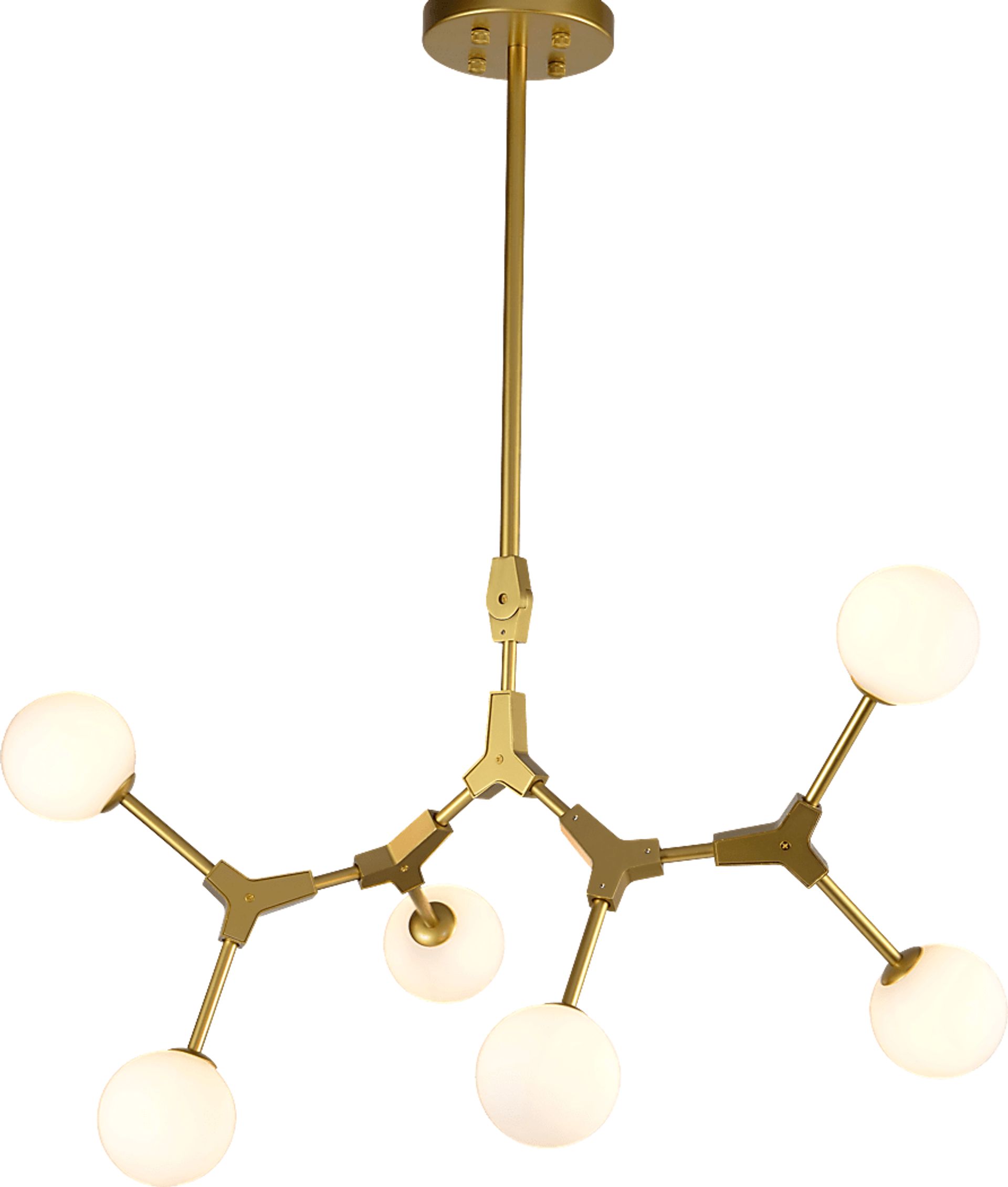 Asplund Circle Gold Chandelier - Image 1