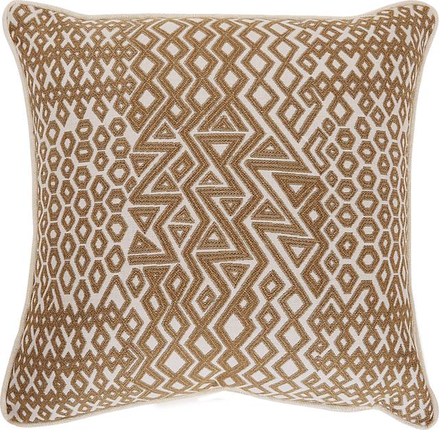 Assembly Cumin Caramel Indoor/Outdoor Accent Pillows, Set of Two - Thumbnail - Image 2