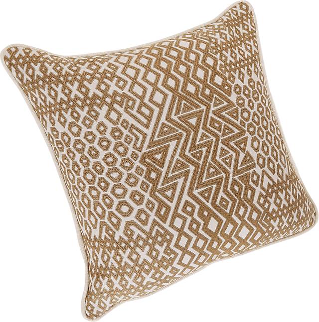 Assembly Cumin Caramel Indoor/Outdoor Accent Pillows, Set of Two - Thumbnail - Image 3