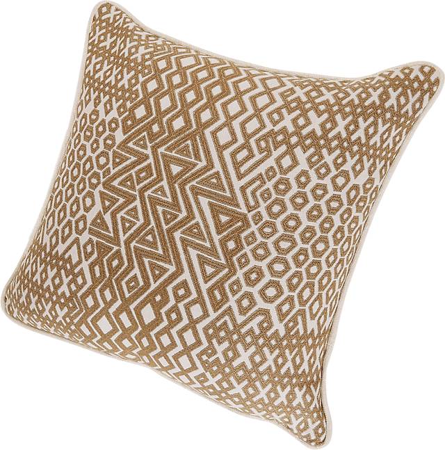Assembly Cumin Caramel Indoor/Outdoor Accent Pillows, Set of Two - Thumbnail - Image 4
