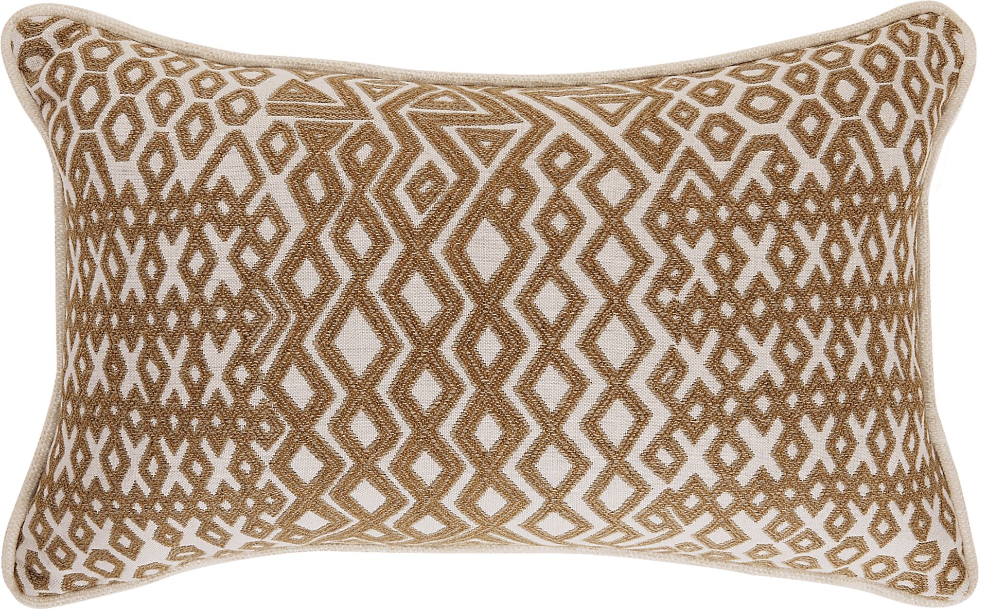 Assembly Cumin Caramel Indoor/Outdoor Accent Pillow - Image 1