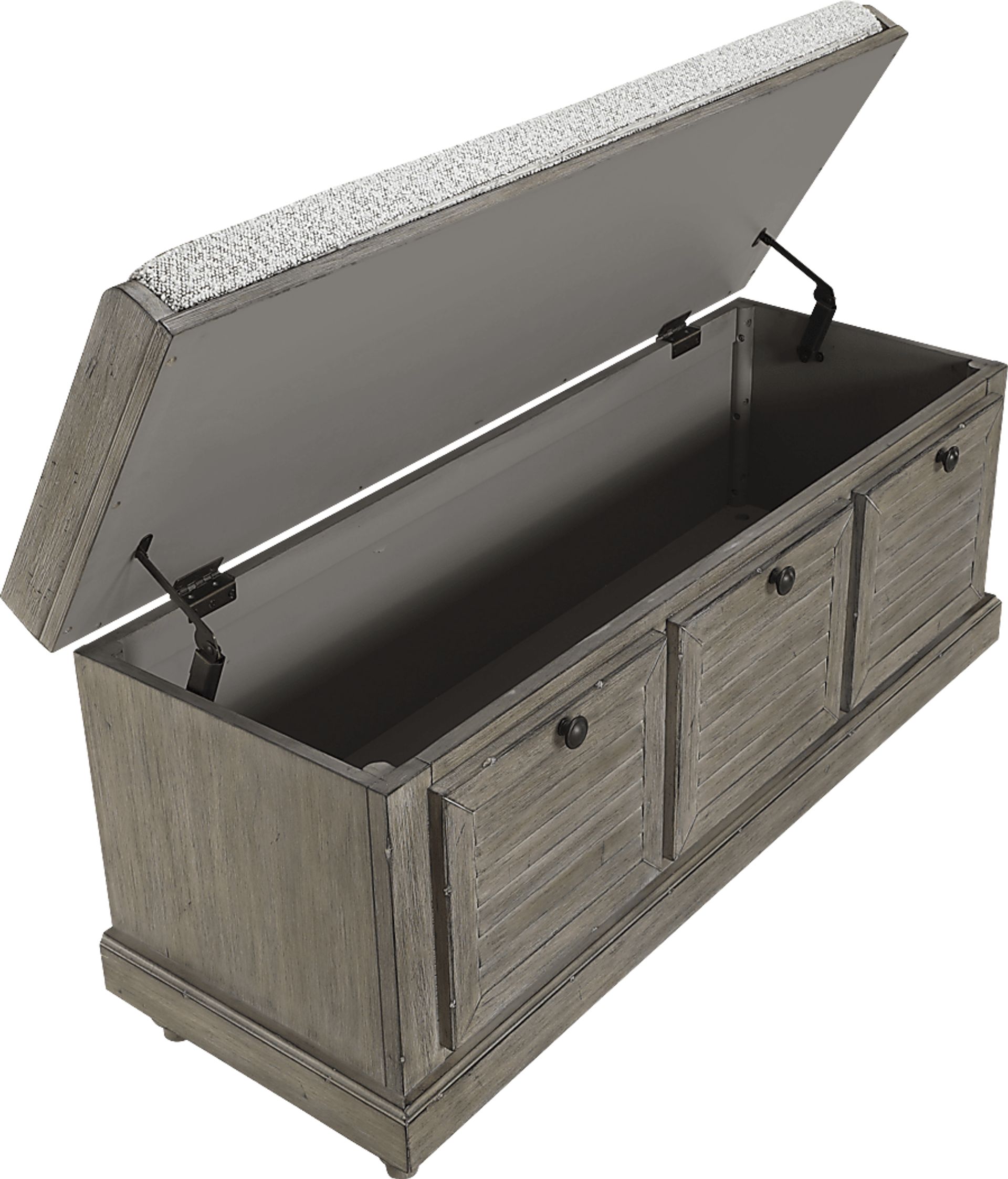 Asseth Brown Storage Bench - Image 4