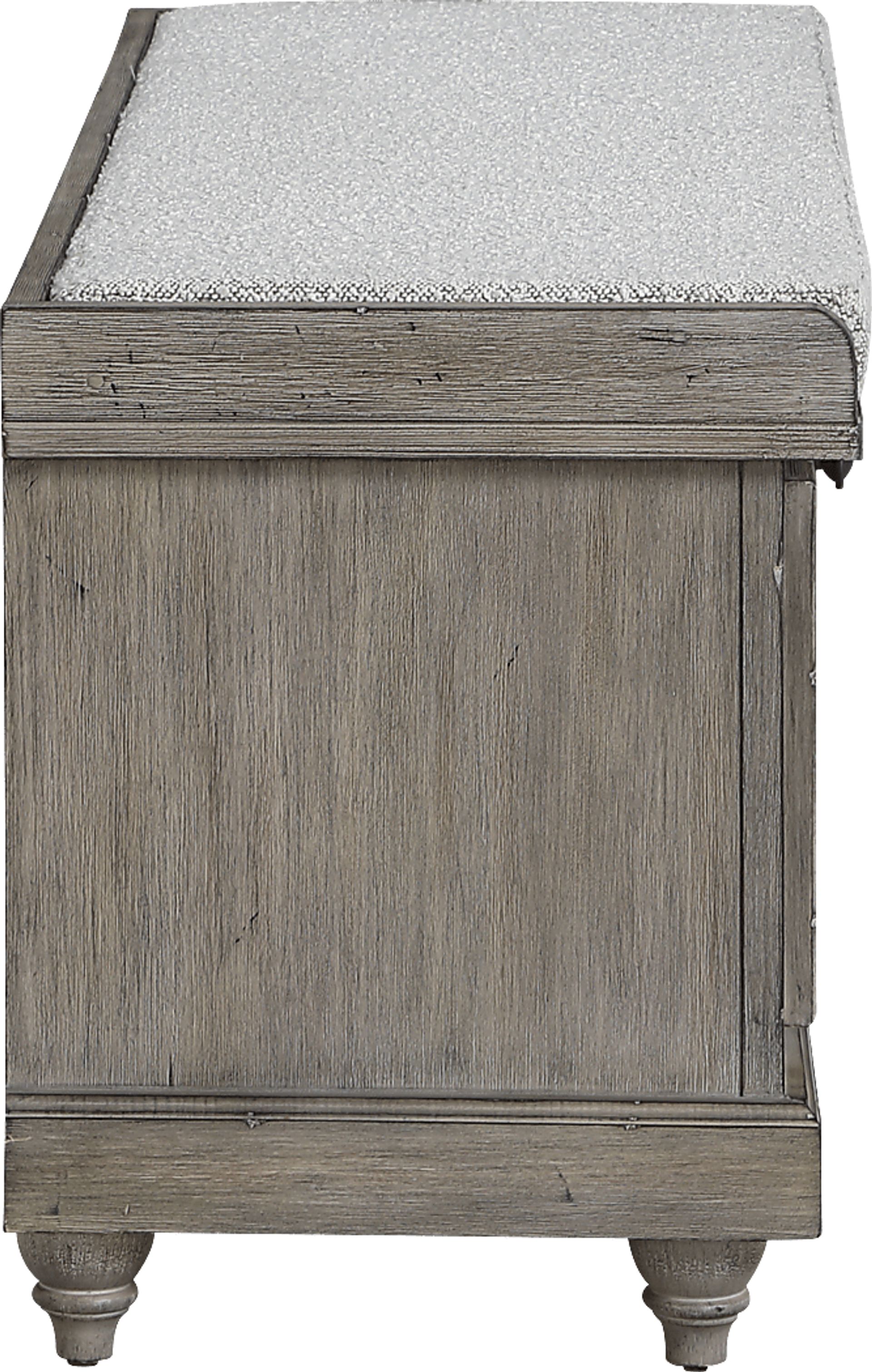 Asseth Brown Storage Bench - Image 6