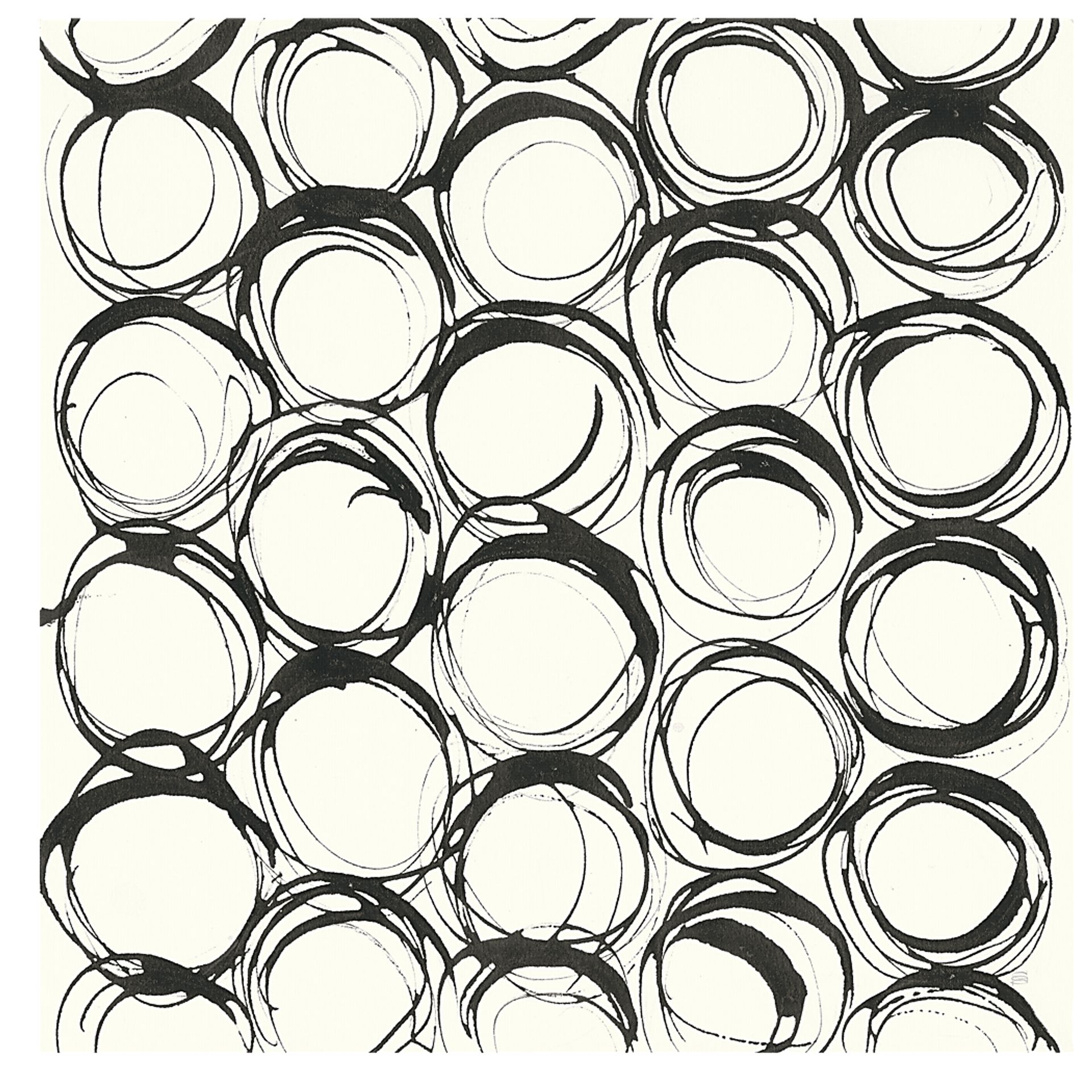 Assortment of Pearls White Artwork - Image 1