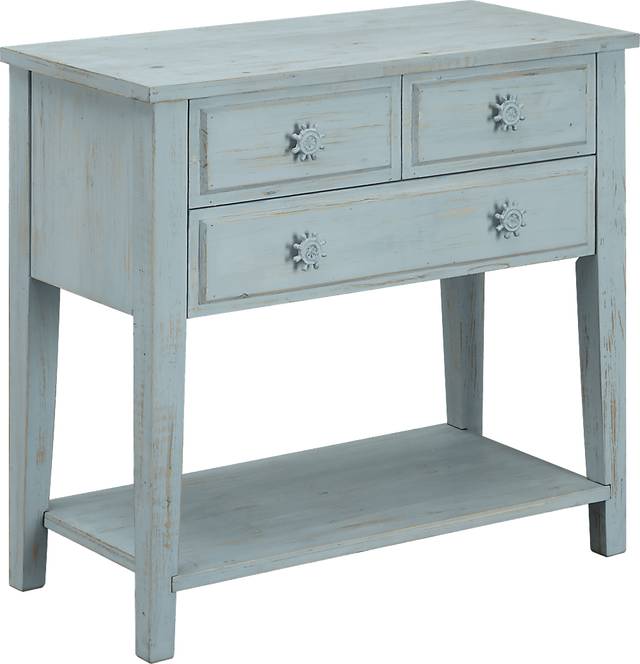 Aster Blue Accent Table - Thumbnail - Image 1