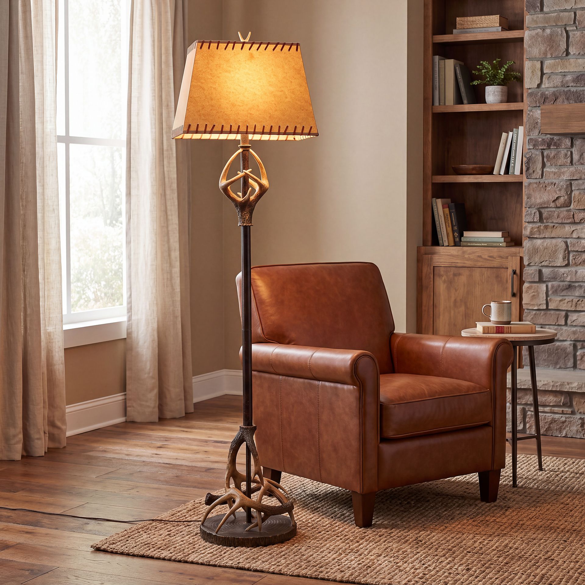 Aster Ridge Brown Floor Lamp - Image 2