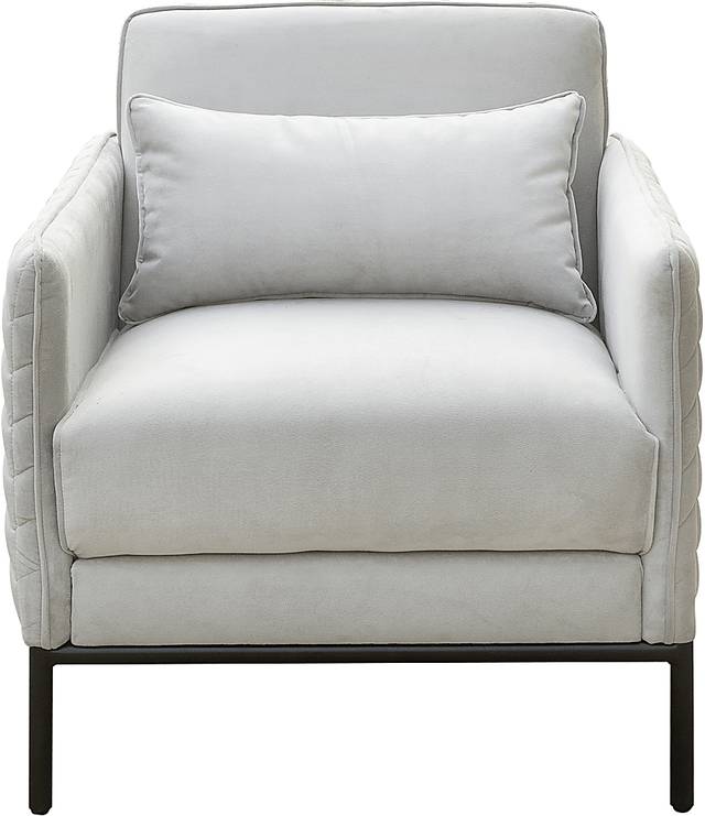 Asteren Silver Accent Chair - Thumbnail - Image 3