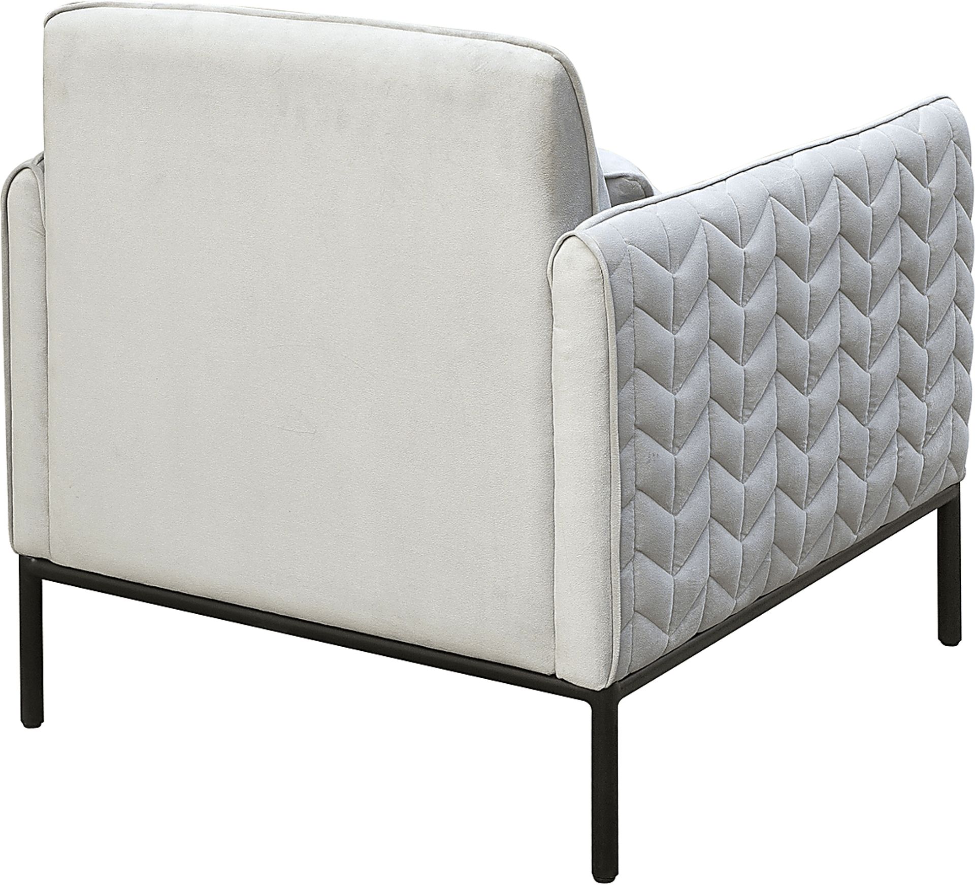 Asteren Silver Accent Chair - Image 4