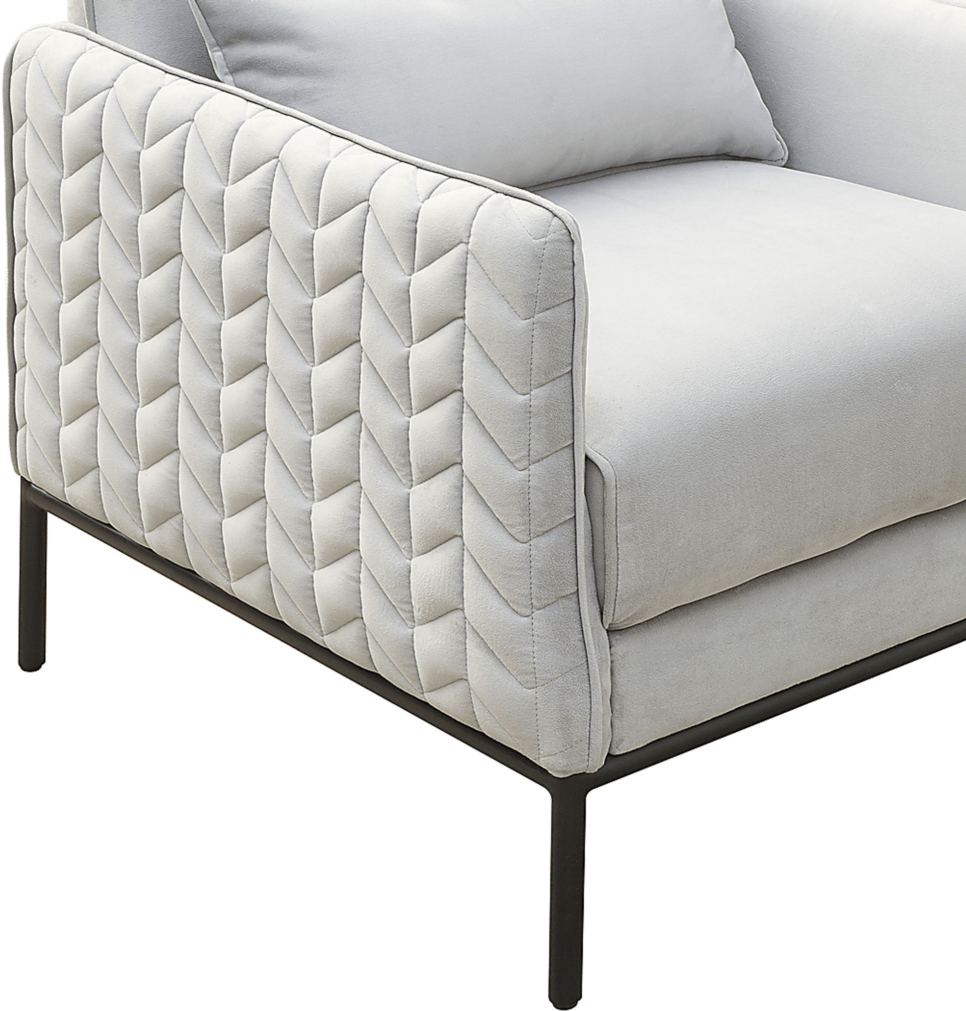 Asteren Silver Accent Chair - Image 5