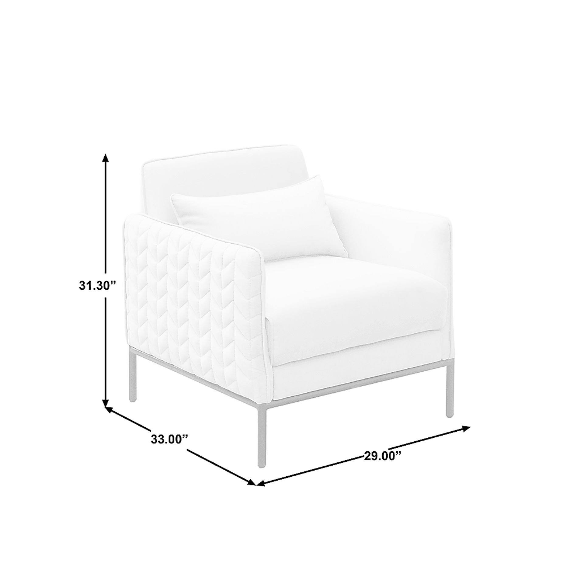 Asteren Silver Accent Chair - Image 7